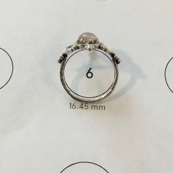 Three Floral Sterling Silver Rings Bundle & Earring Cuffs - Picture 5 of 16